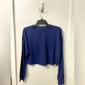 Lululemon Abrasion-Resistant Training Long Sleeve Shirt Size 6 Blue